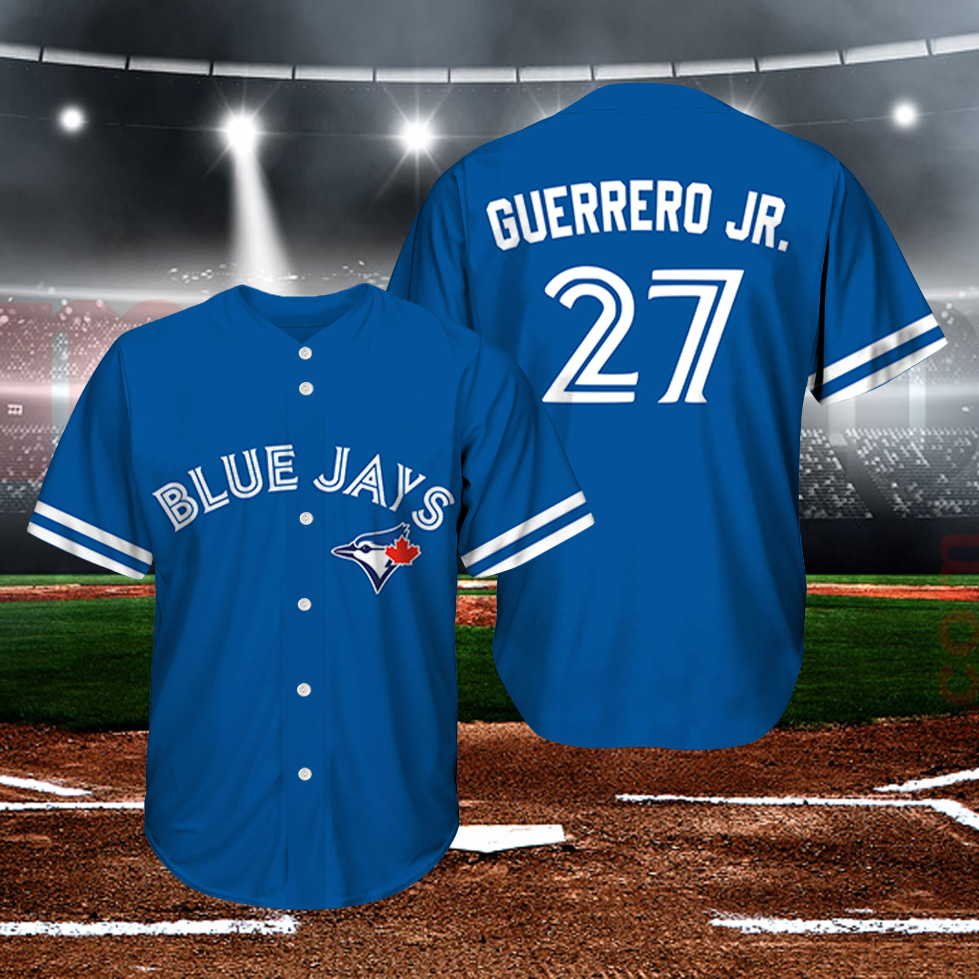 2023 Vladimir Guerrero Jr. Blue Replica Jersey Shirt Giveaways