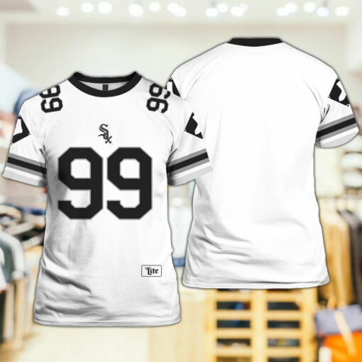 2023 White Sox Number 99 Football Jersey Shirt Giveaway $28.95