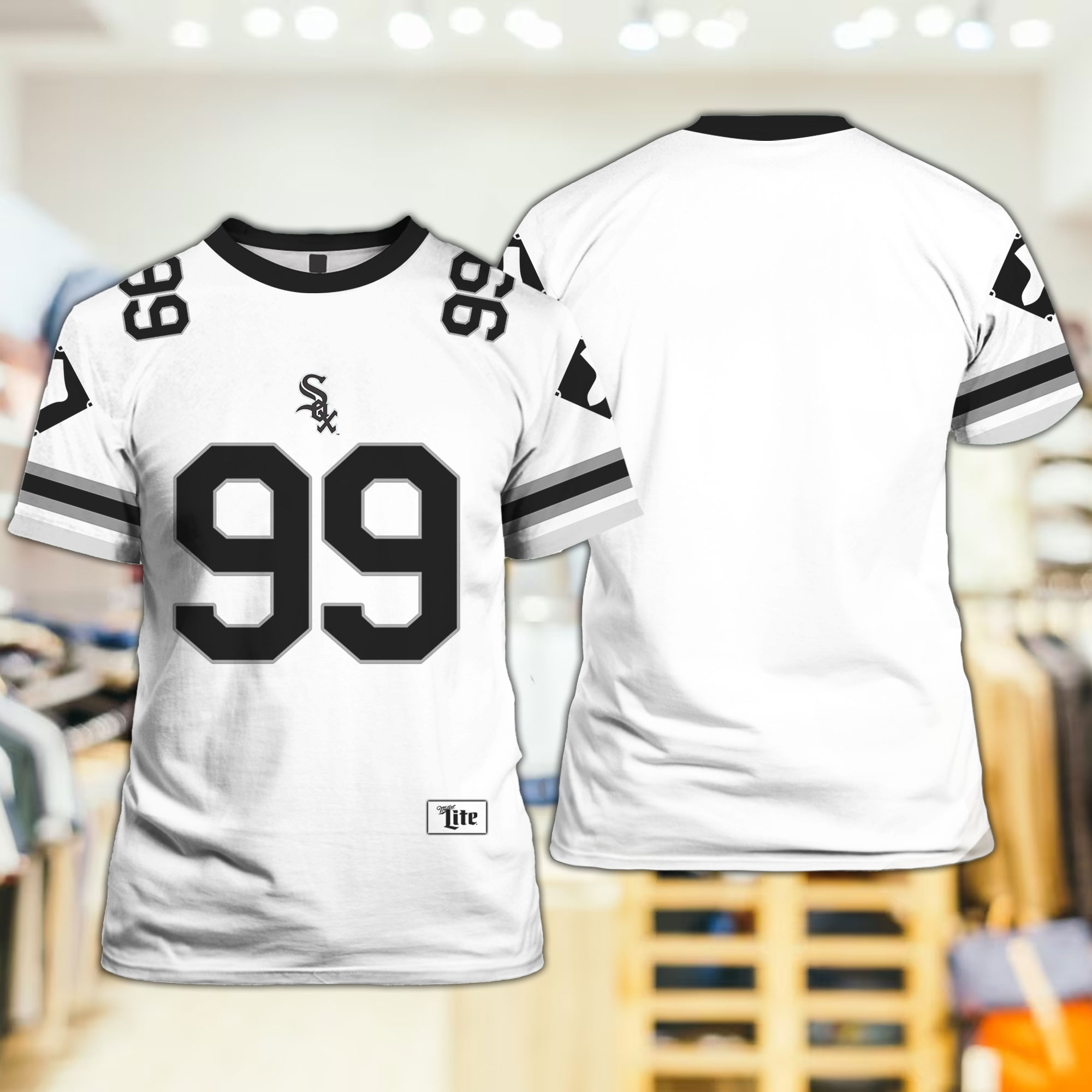 2023 White Sox Number 99 Football Jersey Shirt Giveaway - Lelemoon