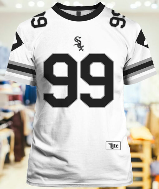 2023 White Sox Number 99 Football Jersey Shirt Giveaway