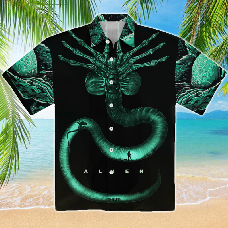 Alien Hawaiian Shirt Alien Hawaiian Shirt