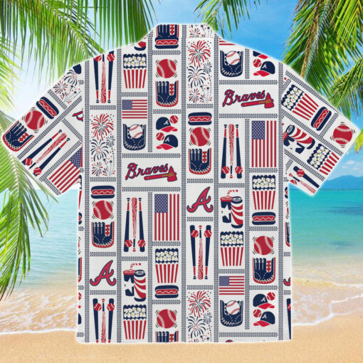 Atlanta Braves Americana Hawaiian T-Shirt $36.95
