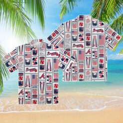 Atlanta Braves Americana Hawaiian T-Shirt