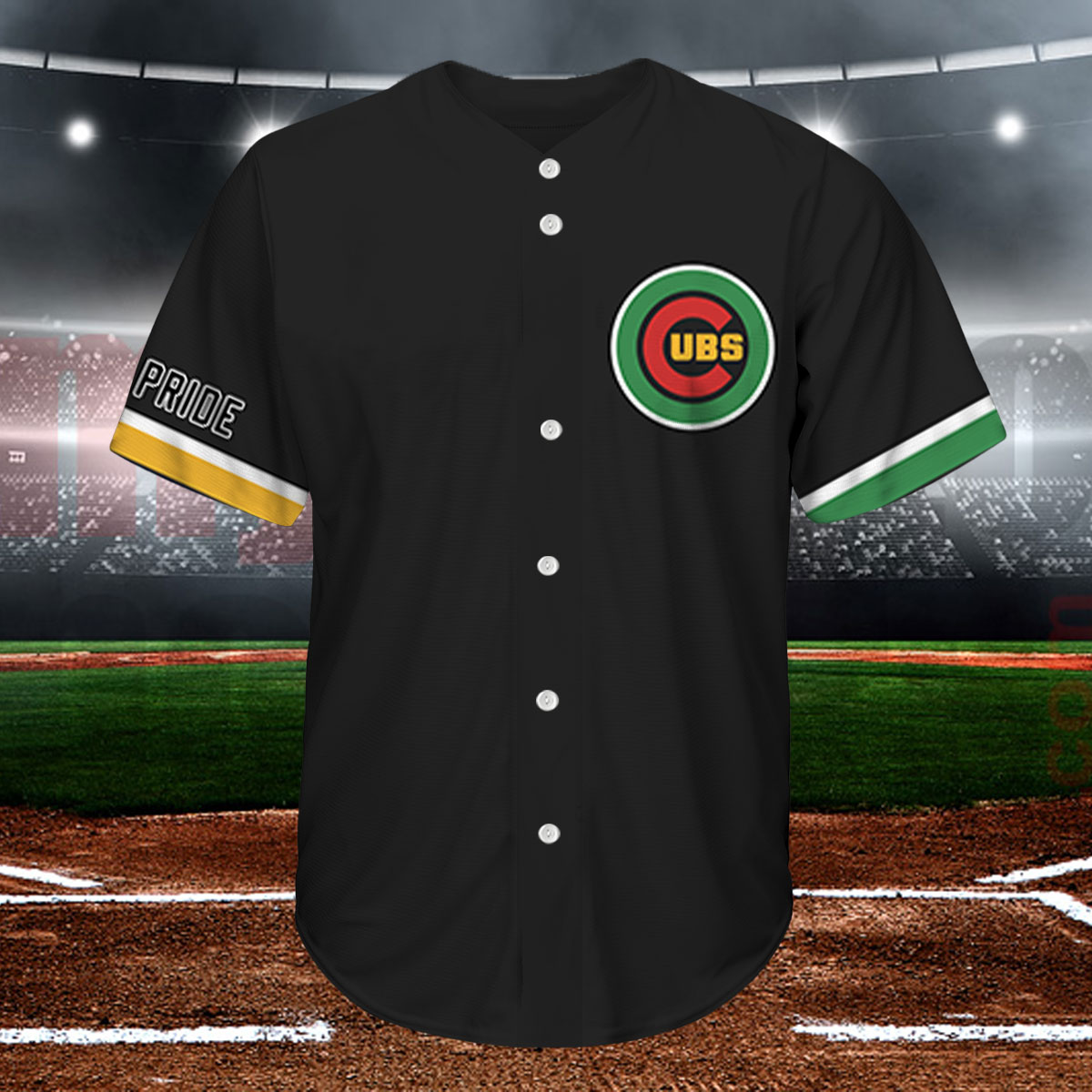 chicago cubs black jersey