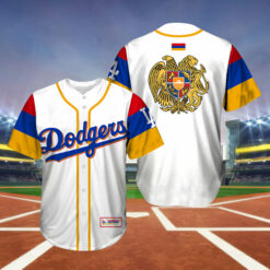 Pride or Badev Ver 1 Los Angeles Dodgers Armenian Heritage Night Baseball  Jersey Giveaway 2023 - Zerelam