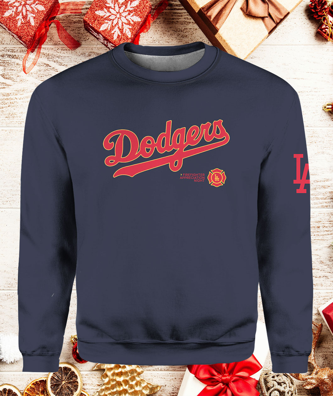 Dodgers Crewneck Los Angeles Dodgers Sweater Dodgers 