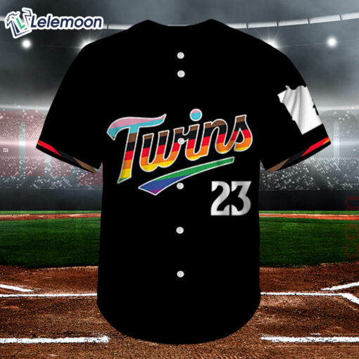  Minnesota Twins Pride Night Twins LGBTQ 2023 Baseball Jersey