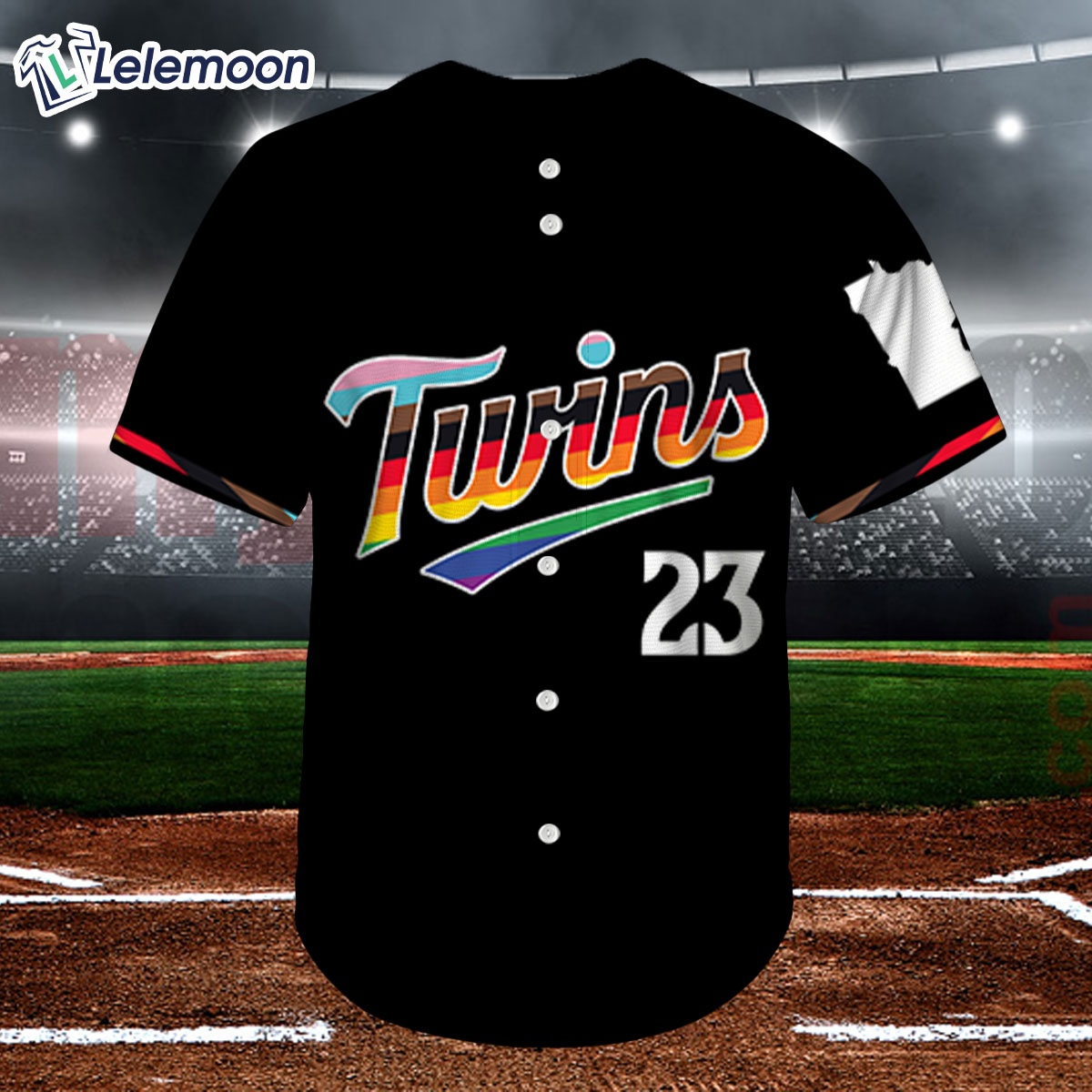 Minnesota Twins Pride Night Twins LGBTQ 2023 Baseball Jersey - Lelemoon