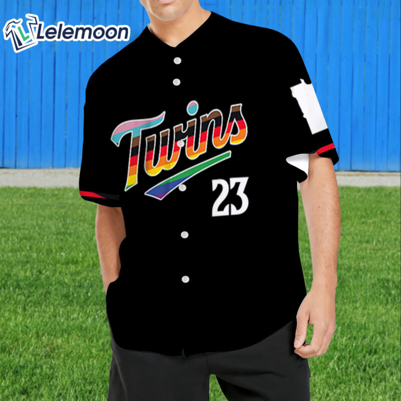 Minnesota Twins Pride Night Twins LGBTQ 2023 Baseball Jersey