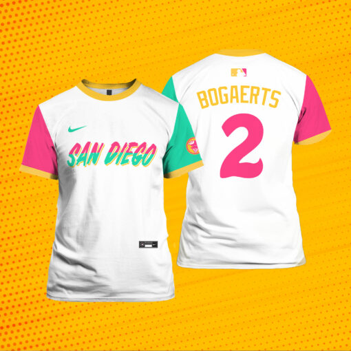 Padres Xander Bogaerts City Connect Jersey Shirt 2023 Giveaways