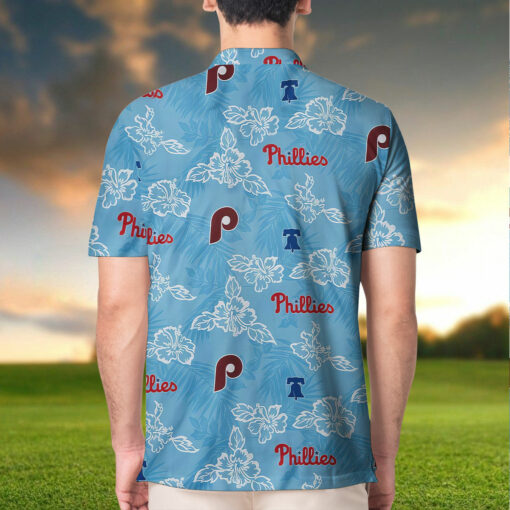Phillies Tropical Flower Polo Shirt $36.95