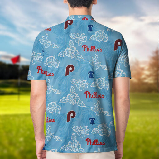 Phillies Tropical Flower Polo Shirt $36.95