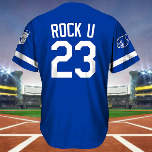 Rockhurst University Night At The K Royals Rock U 23 Baseball Jersey $36.95