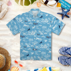 Tampa Bay Rays Palm Tree Hawaiian Shirt