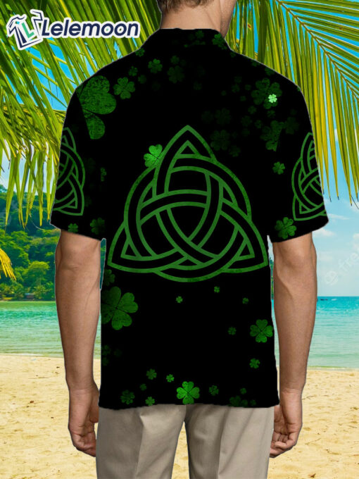 Celtic Shamrock Irish St.Patrick Day Hawaiian Shirt $36.95