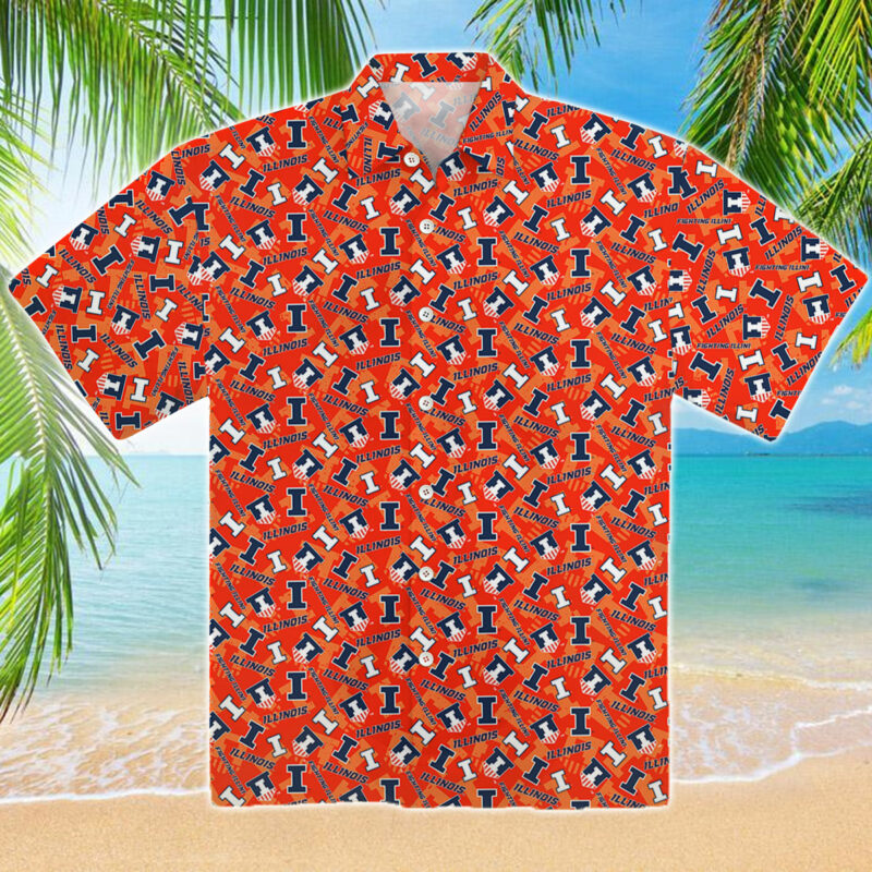Fighting Illini Hawaiian Shirt Fighting Illini Hawaiian T-Shirt