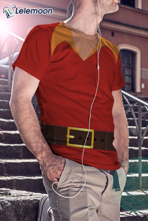 Gaston Beauty and the Beast Costume 3D Shirt