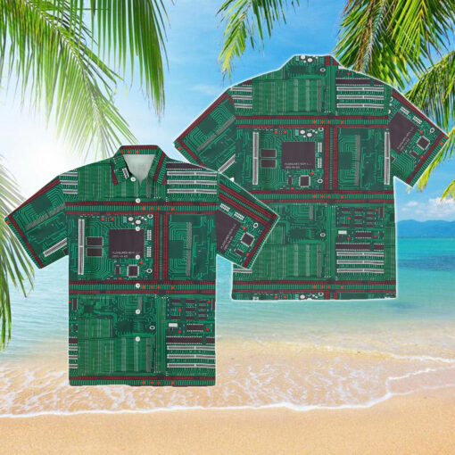 Hasanabi Motherboard Vacation Hawaiian Shirt