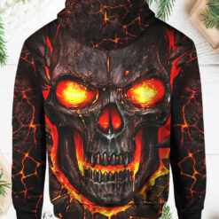 Lava Skull Unique Multicolor Hoodie 3D $45.95