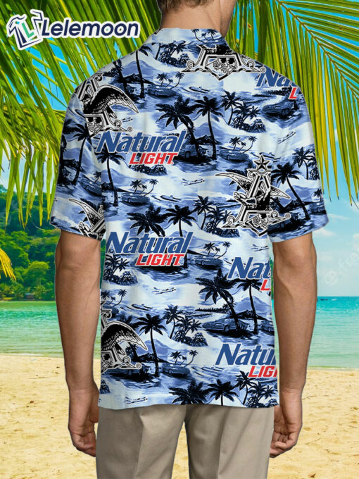 Natural Light Hawaiian Sea Island Pattern Shirt $36.95
