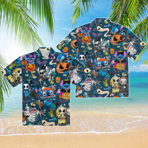 Stitch Halloween Hawaiian Shirt