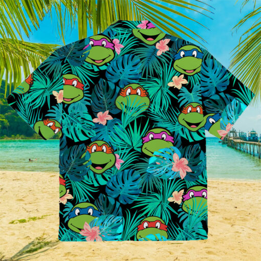 Teenage Mutant Ninja Turtles Button Up Hawaiian Shirt $36.95