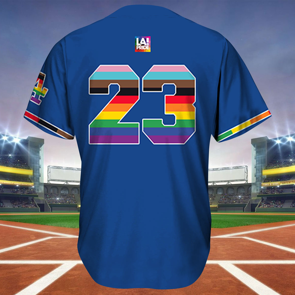 Los Angeles Dodgers LGBTQ+Pride 2023 Baseball Jersey Shirt - Lelemoon