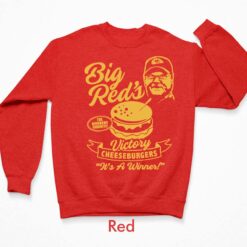 Chiefs Andy Reid Big Reds Cheeseburger T-Shirt, Hoodie, Women Tee, Sweatshirt $19.95