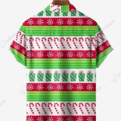 Christmas Big Foot Chest Pocket Short Sleeve Casual Shirt $36.95