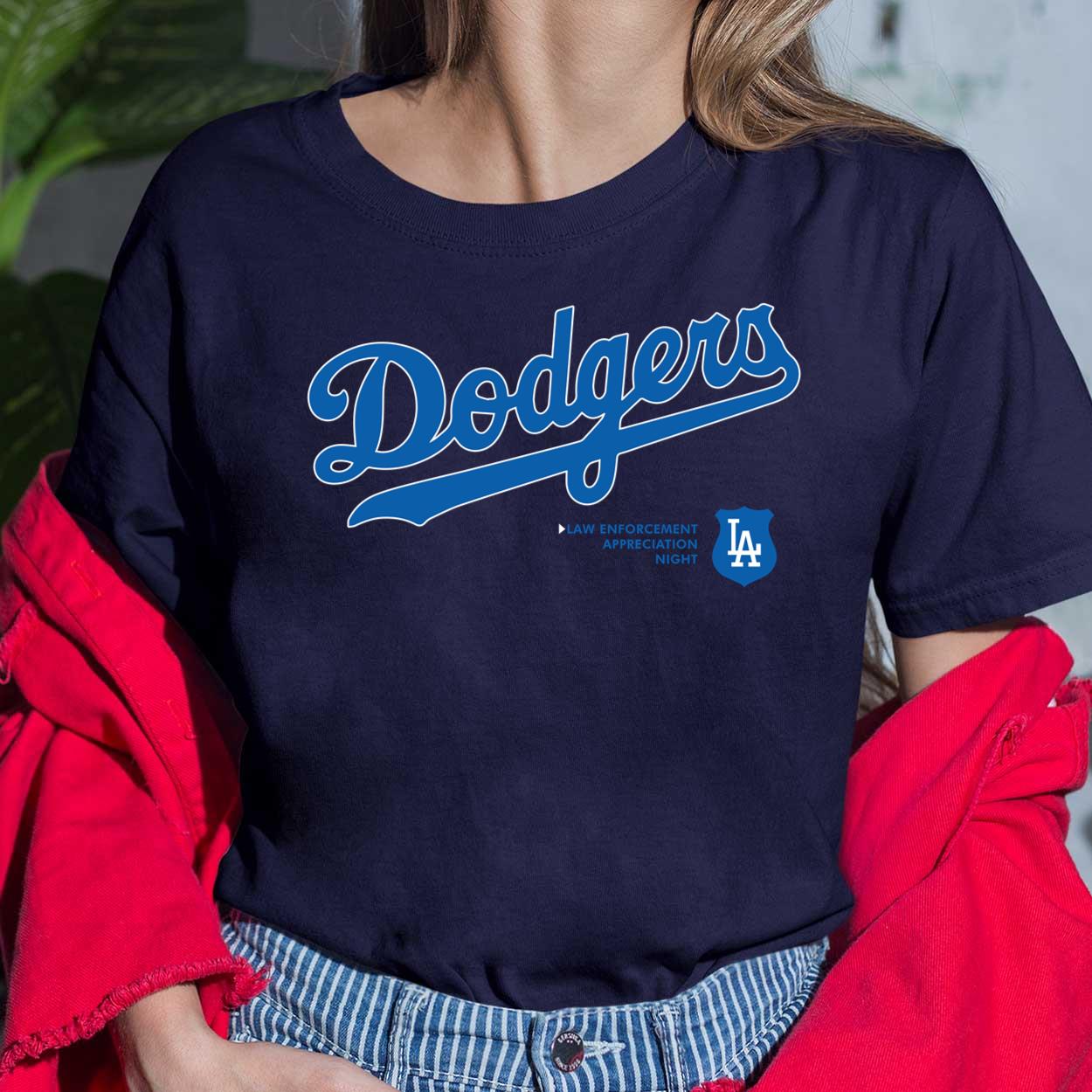 Dodgers Law Enforcement Appreciation Night Shirt, Hoodie, Women