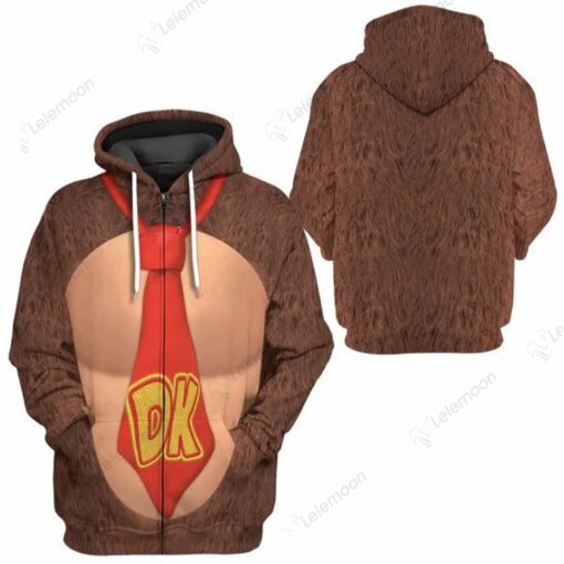 Donkey Kong Halloween Costume Shirt, Hoodie $30.95