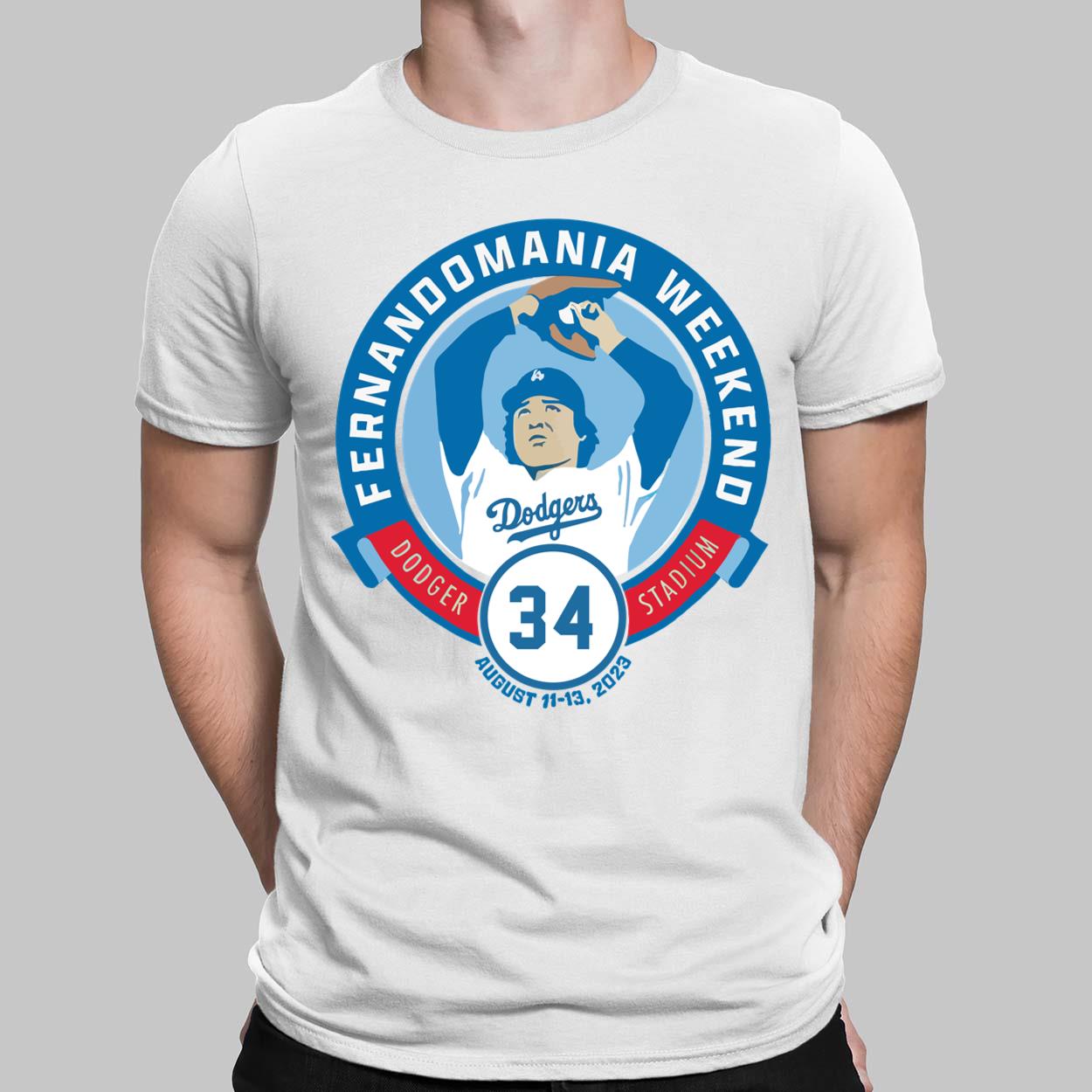 Fernandomania Weekend Dodger Fernando Valenzuela Shirt - Lelemoon