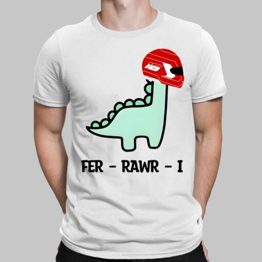 Funny F1 Fer-RAWR-I Charles Leclerc Shirt, Hoodie, Women Tee, Sweatshirt