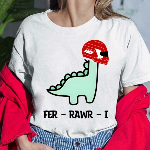 Funny F1 Fer-RAWR-I Charles Leclerc Shirt, Hoodie, Women Tee, Sweatshirt