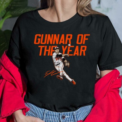 Gunnar Henderson Gunnar Of The Year Shirt, Hoodie, Women Tee, Sweatshirt