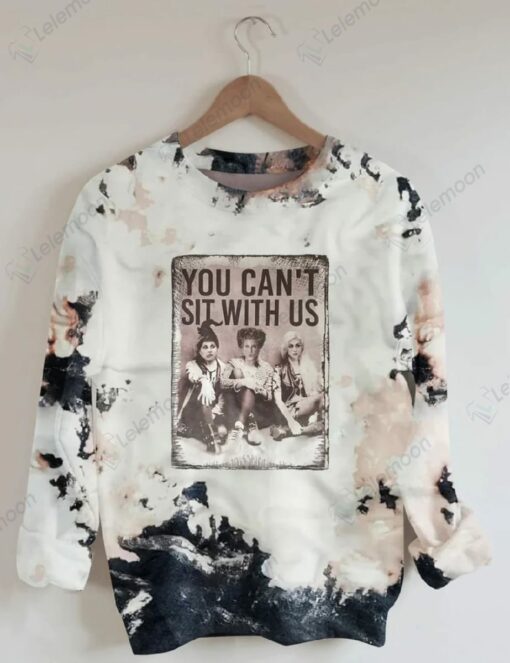 Hocus Pocus You Can't Sit With Full Print Vintage Sweatshirt