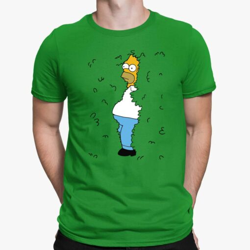 Homer Simpson Backs Into the Bushes shirt, Hoodie, Women Tee, Sweatshirt