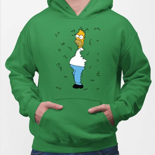Homer Simpson Backs Into the Bushes shirt, Hoodie, Women Tee, Sweatshirt