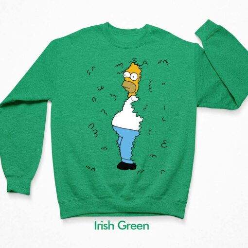 Homer Simpson Backs Into the Bushes shirt, Hoodie, Women Tee, Sweatshirt $19.95
