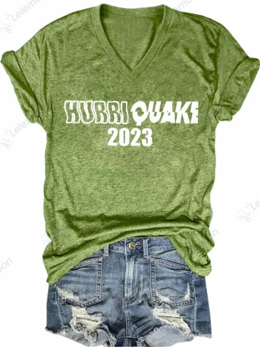 HurriQuake 2023 Print T-Shirt $19.95
