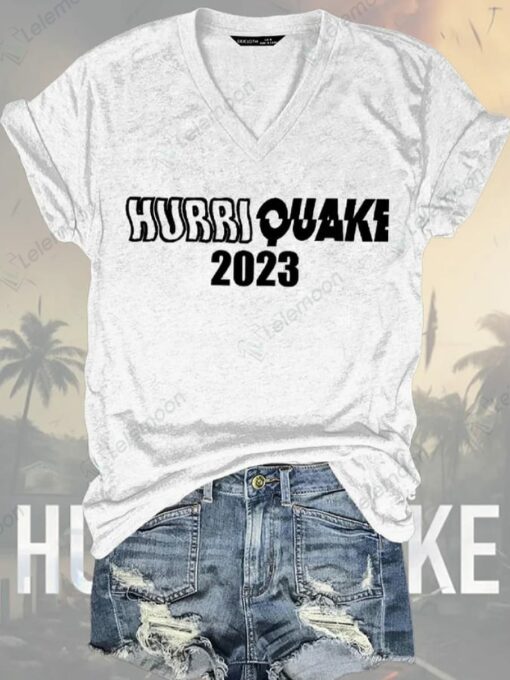 HurriQuake 2023 Print T-Shirt