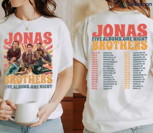 Jonas Brothers World Tour 2023 T-Shirt