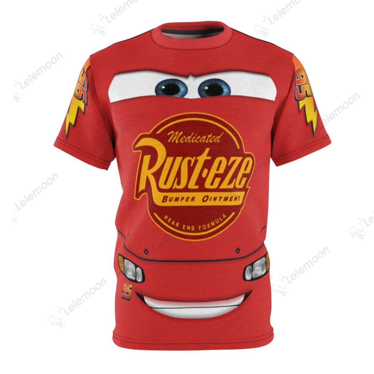 Lightning McQueen Cars Costume T Shirt Lelemoon