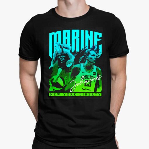 Marine Johannes New York Liberty Shirt, Hoodie, Women Tee, Sweatshirt