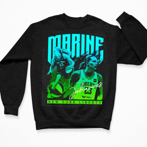 Marine Johannes New York Liberty Shirt, Hoodie, Women Tee, Sweatshirt $19.95