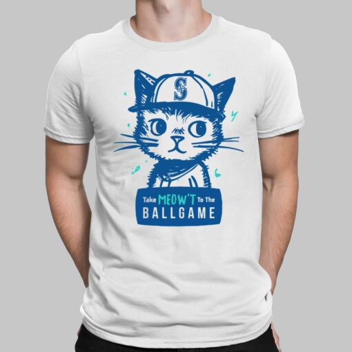 Mariners Take Meow't To The Ballgame Shirt, Hoodie, Sweatshirt
