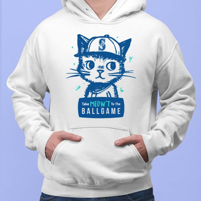 Mariners Take Meow't to the Ballgame Shirt Mariners Take Meow't To The Ballgame Shirt, Hoodie, Sweatshirt