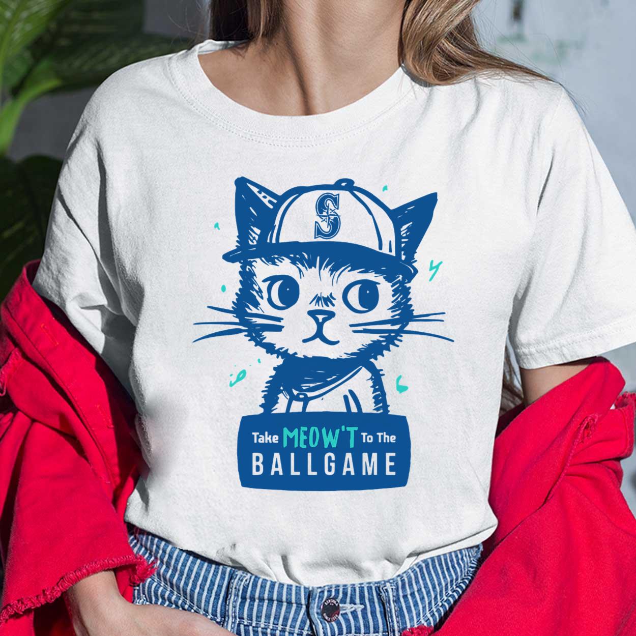 Mariners Take Meow't To The Ballgame Shirt - Lelemoon