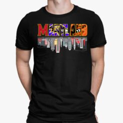 Maryland Orioles Ravens Commanders Skyline Shirt, Hoodie, Women Tee, Sweatshirt