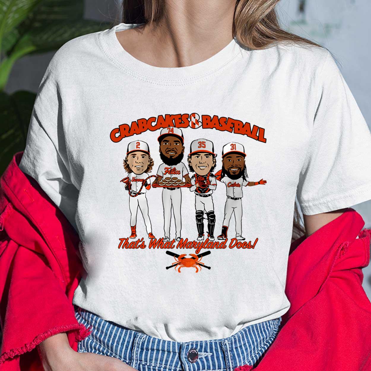 Orioles Crab Cakes And Baseball That's What Maryland Does Shirt, Hoodie,  Women Tee, Sweatshirt - Lelemoon